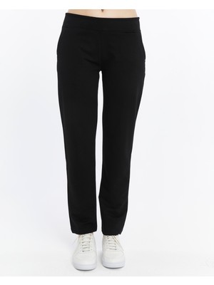 Axxel Kadın Siyah Eşofman Altı Cepli Kemer Içi GARNILI-P493