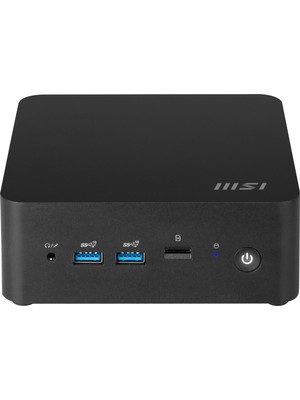 MSI Cubi NUC 1M-083XTR Intel Core i5 120U 16GB 512GB SSD Freedos Siyah Mini Masaüstü Bilgisayar