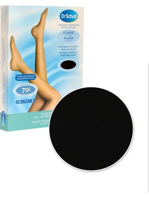 2397 Scholl 70 Den. Külotlu Çorabı - Siyah - 1