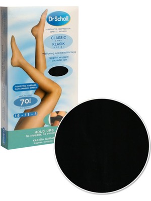 2407 Scholl 70 Den.uzun Çorabı - Siyah - 3