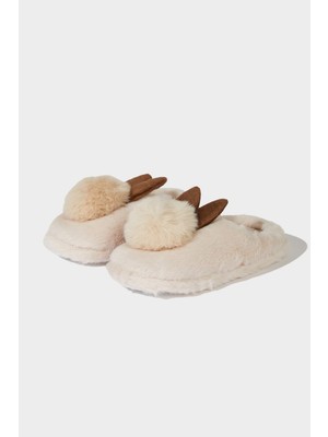 DeFacto Kız Çocuk Düz Taban Panduf F1922A825WN