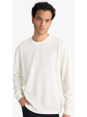 DeFacto Regular Fit Bisiklet Yaka Uzun Kollu Body F2263AX25AU