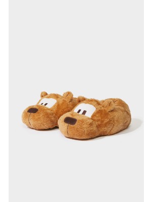 DeFacto Köpek Temalı Düz Taban Panduf Erkek Çocuk F1915A825WN