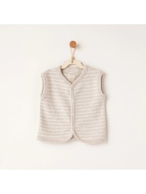 Andywawa AC26221 Casual Yelek Beige