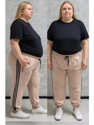 BYN-2225-BATTAL Beden 2 Iplik Bayan Eşofman