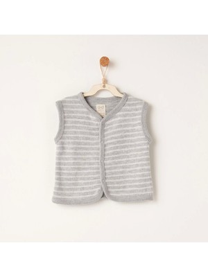 Andywawa AC26221 Casual Yelek Grey