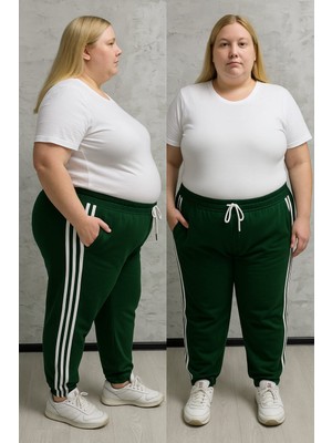 BYN-2225-BATTAL Beden 2 Iplik Bayan Eşofman