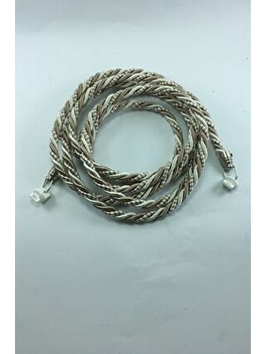 Halis Ticaret Tkruvaze Perde Tül Fon Toplama Aparatı Halat Kordon Braçol 300CM Metal Uçlu 1 Adet
