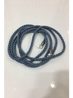 Halis Ticaret Tkruvaze Perde Tül Fon Toplama Aparatı Halat Kordon Braçol 300CM Metal Uçlu 1 Adet