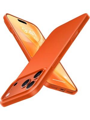 Torras Apple iPhone 17 Pro Max Slimfit Magsafe Kılıf - Turuncu