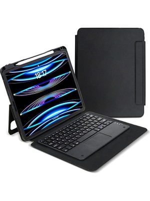 MobaxAksesuar Samsung Galaxy Tab A8 10.5 SM-X200 X205 X207 Kılıf Kablosuz Klavyeli KılıfTürkçe Klavye