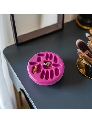 Jakaranda Design Dekoratif Renkli Beton Yüzük Sunum Organizeri- Takı Sunum ve Düzenleme Standı