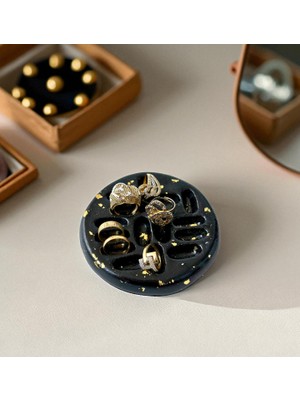 Jakaranda Design Dekoratif Renkli Beton Yüzük Sunum Organizeri- Takı Sunum ve Düzenleme Standı