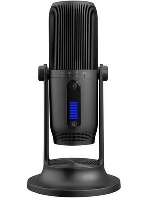 Thronmax M2 Mdrıll One Siyah USB 48KHZ 16BIT Hd Stüdyo 4tip Kayıt Rgb 3,5mm LED Type-C Mikrofon