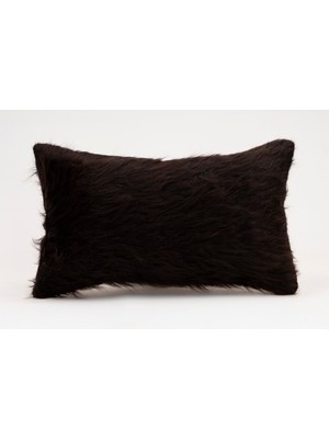 El Yapımı Kilimden Yapılmış Vintage Kırlent Kılıfı, Yün, 30X50 cm