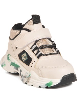Pepino  Cırtlı Hafif Krem Unisex Bebek Sneaker BK25-2063