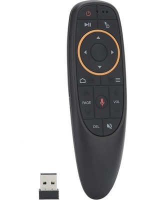G10 Androıd-Wındows-Mac-Lınux-Tv Box Uyumlu Ses Komutlu Aır Mouse 2.4ghz Smart Tv Akıllı Kumanda (5067)
