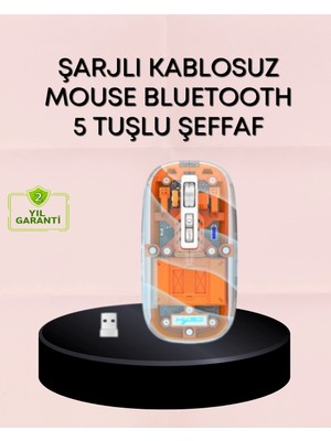 Hafif ve Taşınabilir Fare – 43 Gram, Otomatik Uyku Modlu
