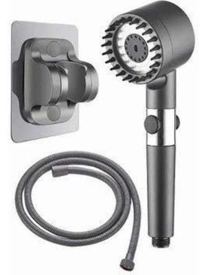 Yüksek Performanslı Masaj Etkili Su Tasarruflu Duş Başlığı Krom Kaplama Uzun Ömürlü