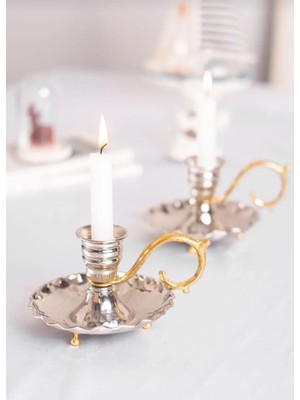 Bakır Buhardanlık-Tütsülük Ahşap Kulplu