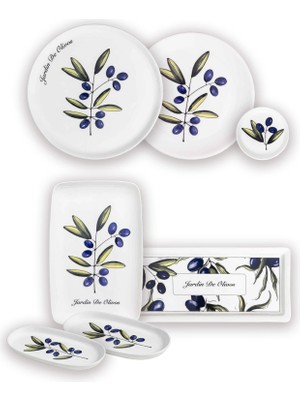 The Mia Olivos Kahvaltı Takımı 6 Kişilik 19 Parça Set 1