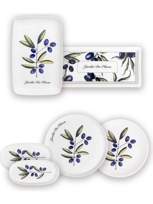 The Mia Olivos Kahvaltı Takımı 6 Kişilik 15 Parça Set 1