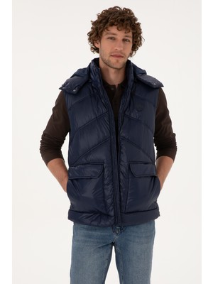 U.s. Polo Assn. Erkek Lacivert Yelek (Dokuma) 50290798-VR033