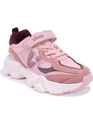 Vicco Wild 346F25K200 Pudra Ortopedik Günlük Kız Çocuk Spor Ayakkabı