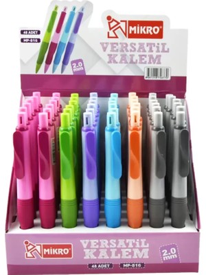 4 Adet 2.0 Uçlu, Kalın Uçlu Versatil Kalem MP-816-2.0