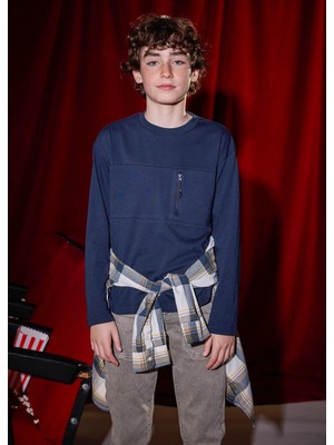 Mayoral Erkek Çocuk Sweatshirt Lacivert