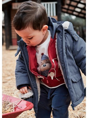 Mayoral Erkek Bebek Parka Mont Lacivert