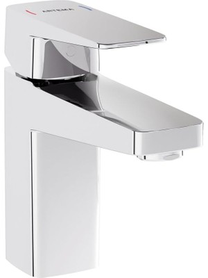 Vitra Root Square A42732 Lavabo Bataryası, Krom