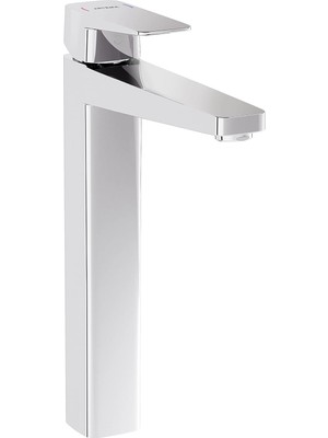 Vitra Root Square A42733 Çanak Lavabo Bataryası, Krom