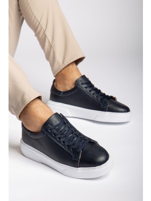 Hakiki Deri, Kalın Tabanlı, Dikişli, Iç Dış Deri Erkek Ayakkabı