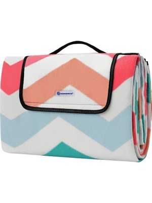 Songmics Picnic Blanket, 200 x 200 Cm, Outdoor Beach Blanket For Camping, Park, Yard, With Waterproo