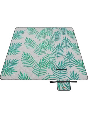 Songmics Piknik Örtüsü, 200 x 200 Cm, Büyük, Kamp Örtüsü, Park, Bahçe, Plaj Için, Su Geçirmez, Makin