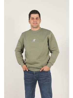 5012 Şardonlu Üç Iplik O Yaka Sweat