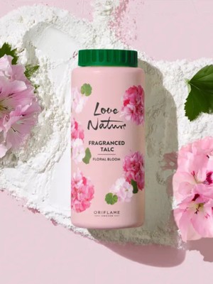Oriflame Love Nature Floral Bloom Vücut Pudrası 45106 Çiçeksi Aroma ile Ferahlatıcı Etki