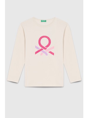 Benetton Kız Çocuk Uzun Kollu Tshirt BNT-G23331