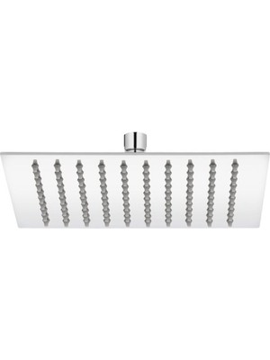 20X20 cm Paslanmaz Kare Ultra Ince Tepe Duş Başlığı Inox