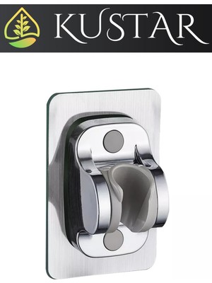 Krom Kendinden Yapışkanlı 15 kg Nano Duş Askısı Kolay Kurulum