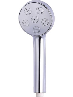 Krom Banyo Duş Başlığı, El Duşu, 1 Fonksiyon, Şık ve Dayanıklı Tasarım