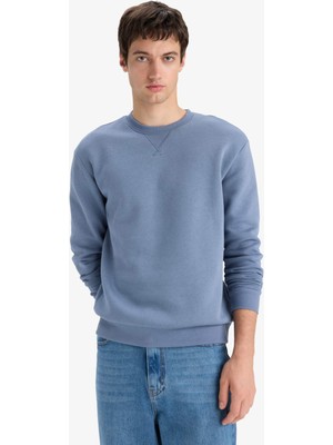Defacto Erkek  Sweat T3777AZ/GR171 Grey