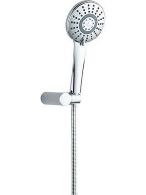 Bej 5 Fonksiyonlu Duş Başlığı ile Ferah ve Konforlu Duş Deneyimi