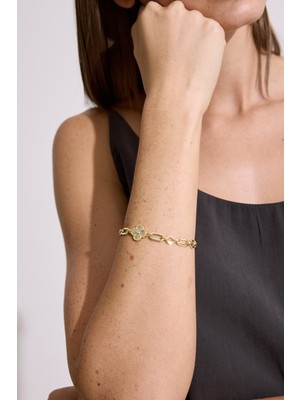 Lone Yonca Tasarım Bileklik Standart