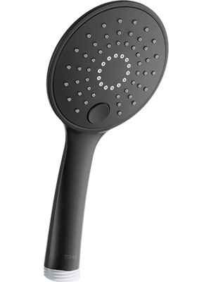 Şık Mat Siyah Duş Başlığı, Paketli, Modern Tasarım