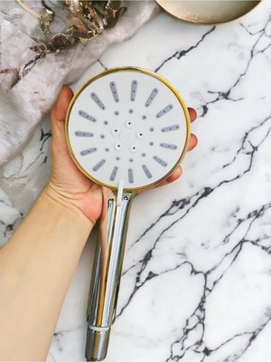 5 Fonksiyonlu Duş Seti, Kaliteli Hortum ve Mafsallı Başlık, Banyo ve Duşakabin Için