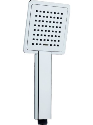 Kare El Duş Başlığı, Tasarruflu ve Parlak Krom, Banyo Şıklığına Uygun