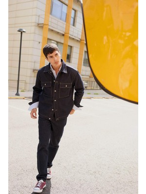 DeFacto Relax Tapered Fit Dar Paça Jean Pantolon G1195AX25AU