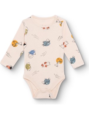 Hellobaby Erkek Bebek Uzun Kol Body Çıtçıtlı Yaka